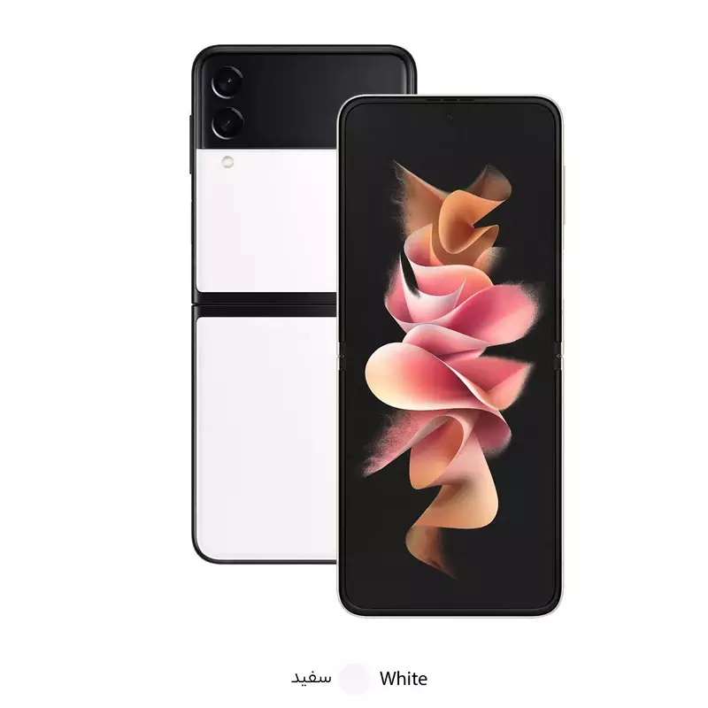 z flip3 white z flip3 سفید