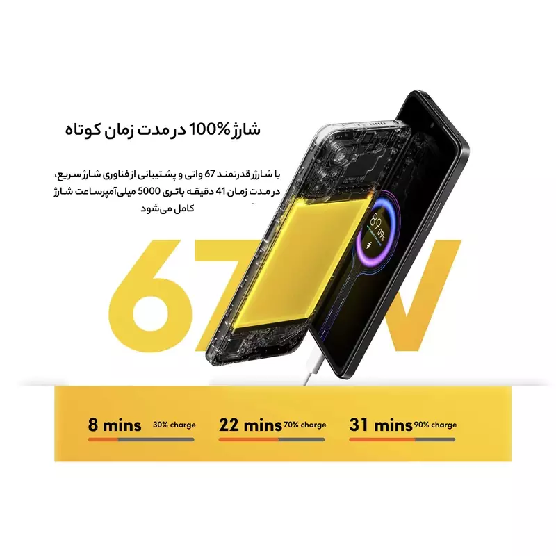 باتری poco x4 pro 5G