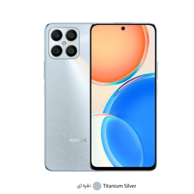 HONOR X8 silver HONOR X8 نقره ای