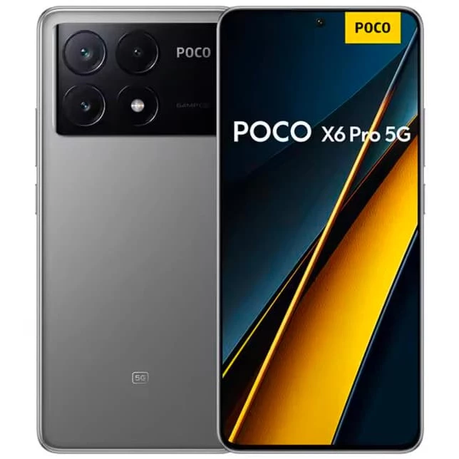 poco x6 pro 5 poco x6 pro 5g خاکستری