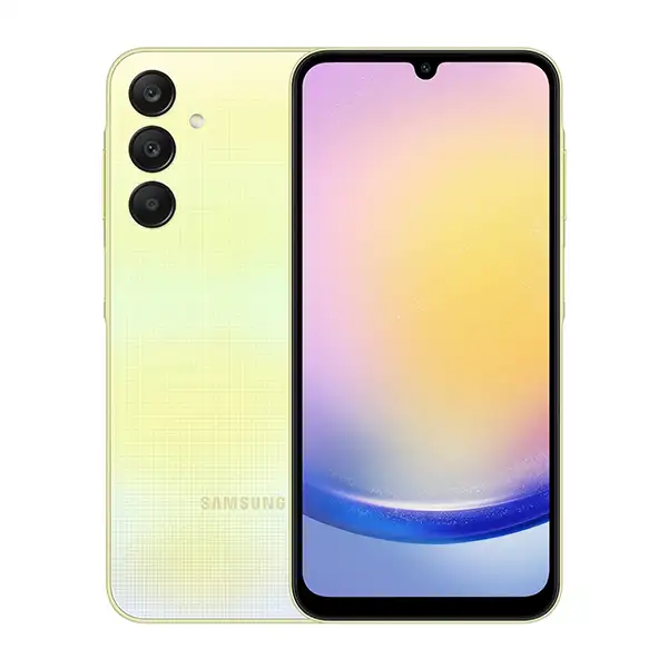 a25-yellow samsung galaxy a25 5G