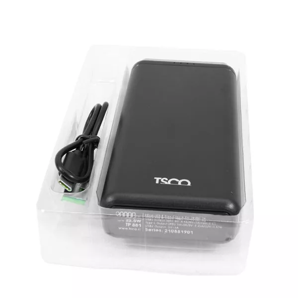 TP-881-5 پاوربانک تسکو مدل TP 881 ظرفیت 20000 میلی آمپر ساعت