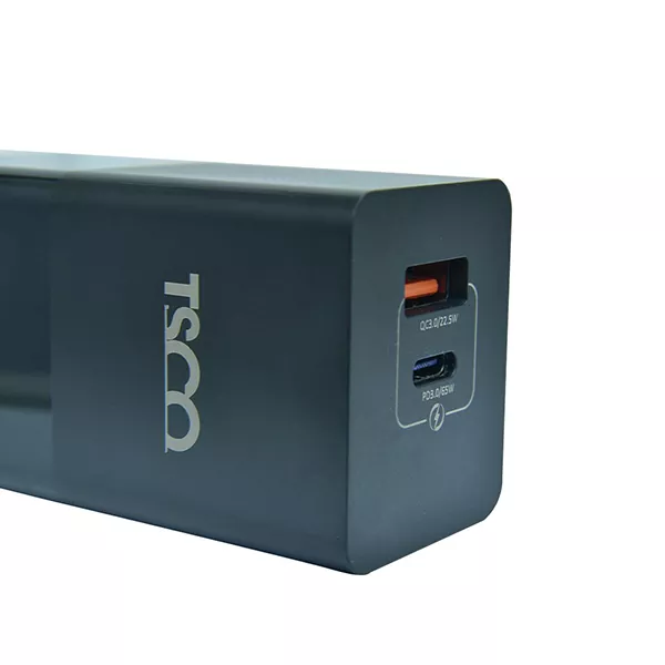 شارژر 65 وات تسکو مدل TTC 67 GaN همراه با کابل