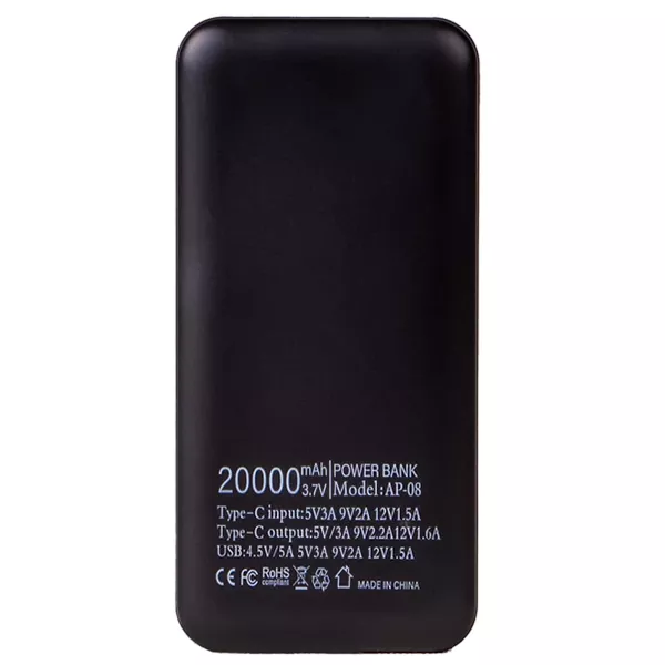 AKO-AP-08-1 پاوربانک آکو مدل AP-08 با ظرفیت 20000 میلی آمپر ساعت