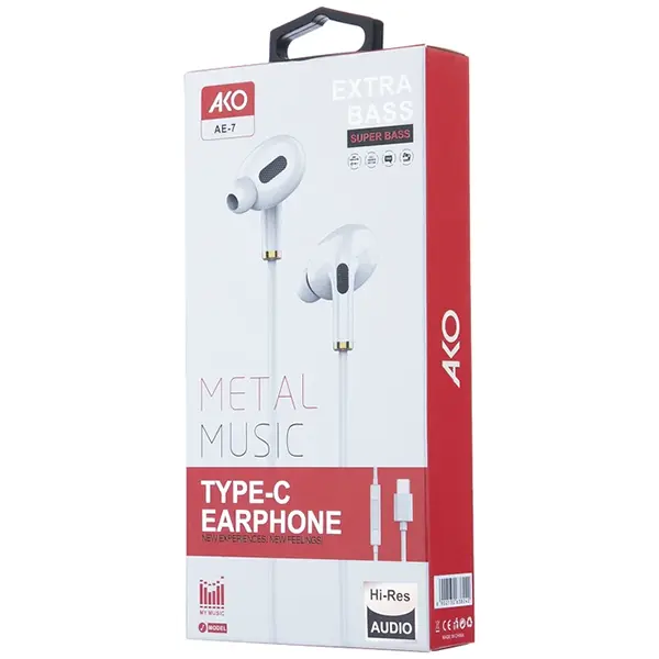 هندزفری تایپ سی آکو مدل AE-7