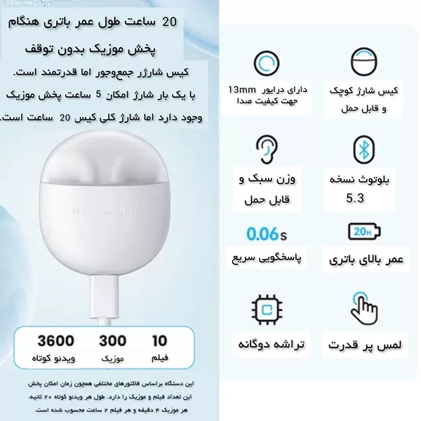 هندزفری بیسیم هایلو مدل X1 Neo