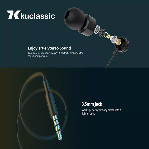 هندزفری سیمی کوکلاسیک مدل KU-200