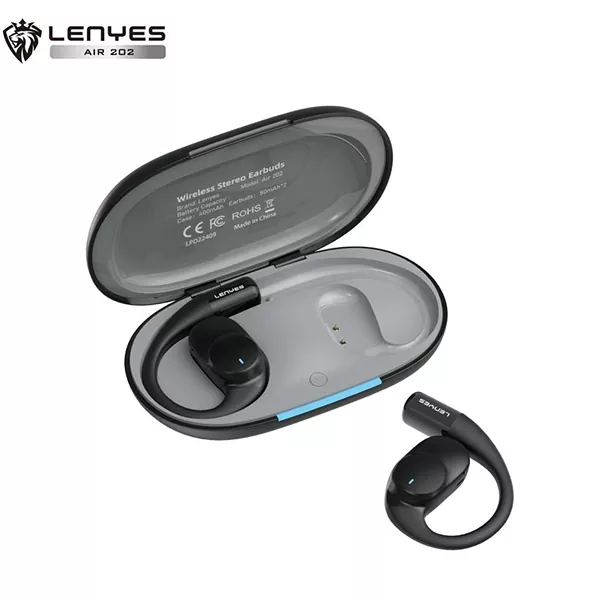 LENYES-AIR-202-2 هندزفری بی سیم لنیز مدل AIR 202 OWS