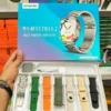 ساعت هوشمند ویسمی WS-85 ULTRA L2 به همراه ۷ عدد بند متنوع (سیلیکونی، فلزی، پارچه‌ای)