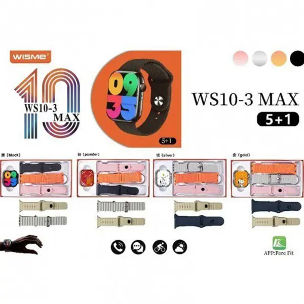 WISME WS10-3 MAX-10 ساعت هوشمند ویسمی مدل WS10-3 MAX