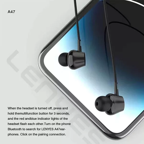 lenyes-a47-7 هنذفری گردنی لنیز مدل LENYES A47