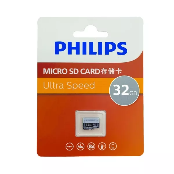 کارت حافظه micro SDHC فیلیپس مدل A1-V30 کلاس 10 استاندارد UHS-I U3 ظرفیت 32 گیگابایت