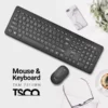 کیبورد و ماوس بی سیم تسکو مدل TKM 7011WN