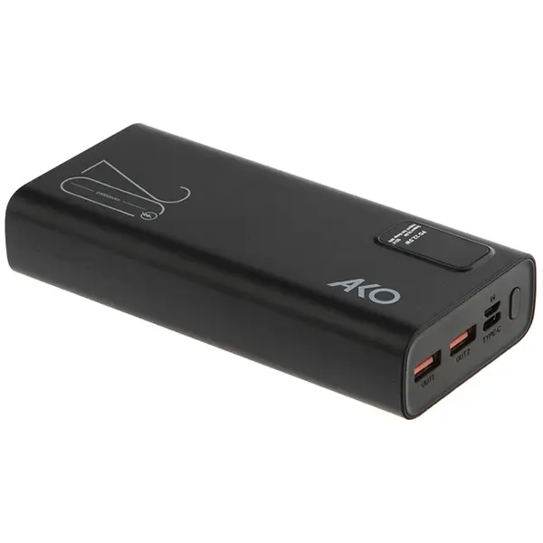 ako-ap-01-1 پاوربانک آکو مدل AP-01 ظرفیت 20000 میلی آمپر ساعت