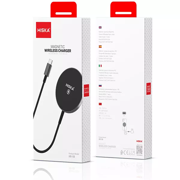 شارژر بی سیم هیسکا مدل HR-08