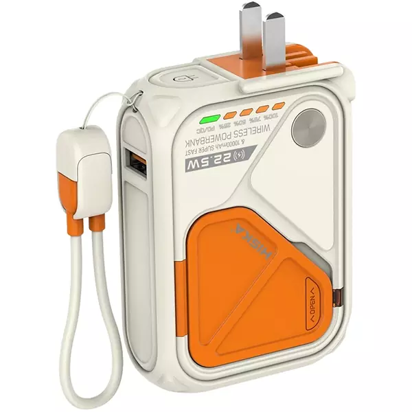 پاور بانک هیسکا مدل HP-123PD ظرفیت 10000 میلی آمپر ساعت