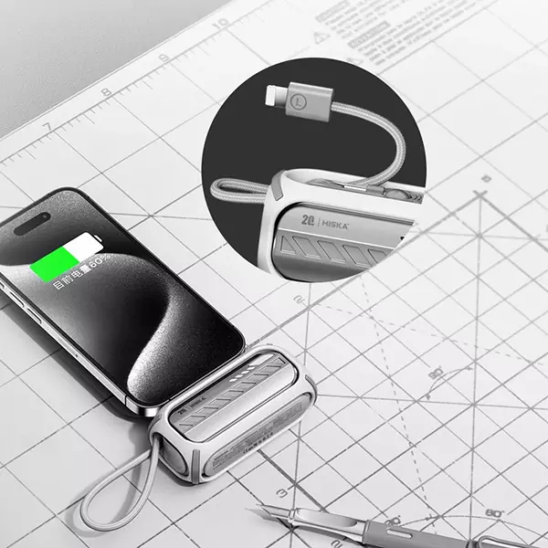 hp-130pd-6 پاور بانک هیسکا مدل HP-130PD ظرفیت 5000 میلی آمپر ساعت