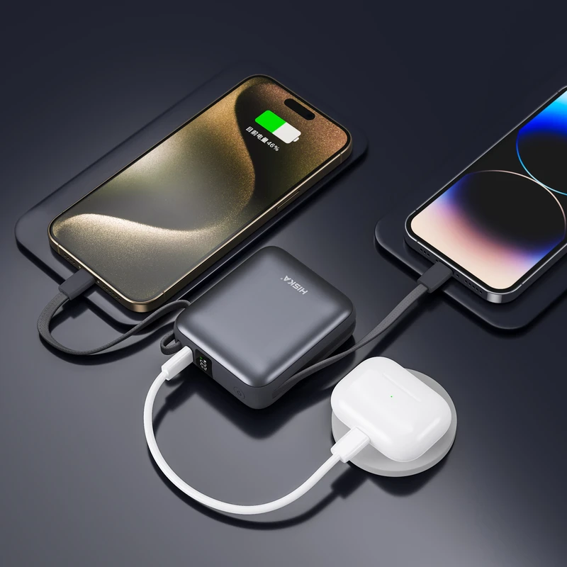 hp-131pd-1 پاور بانک هیسکا مدل HP-131PD ظرفیت 10000 میلی آمپر ساعت