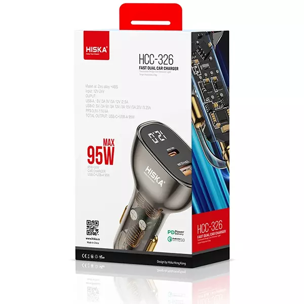 شارژر فندکی هیسکا مدل HCC-326