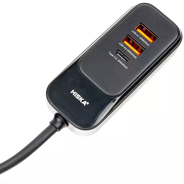 hiska-lighter-charger-hcc-327-2 شارژر فندکی هیسکا مدل HCC-327