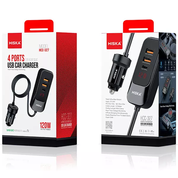 hiska-lighter-charger-hcc-327-5 شارژر فندکی هیسکا مدل HCC-327