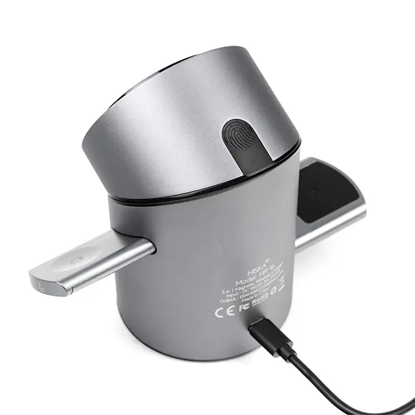 hiska-wireless-charger-hr-16-2 شارژر بی سیم مگنتی 3 کاره هیسکا مدل HR-16